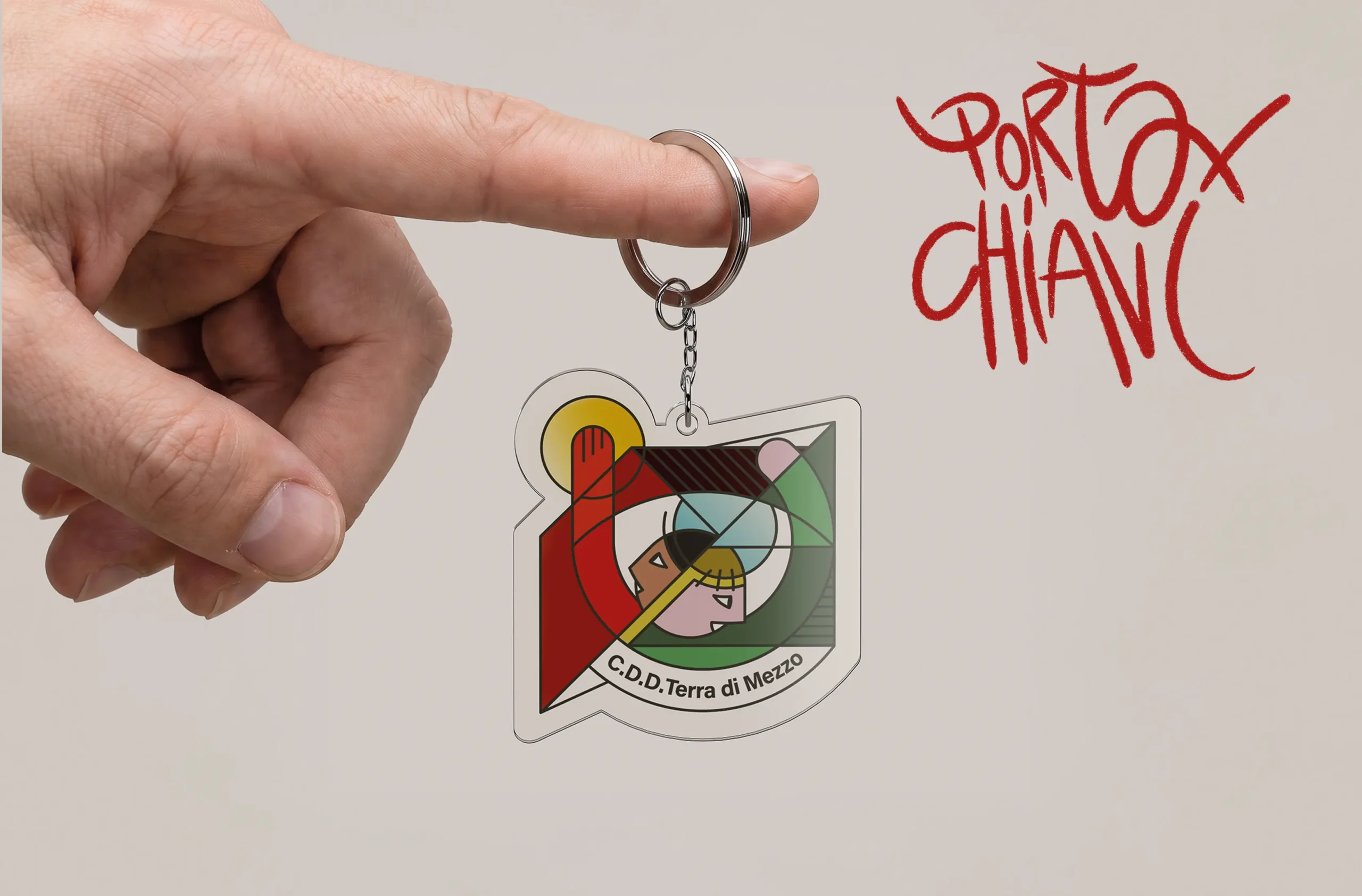 Applicazione del logo CDD Terra di Mezzo