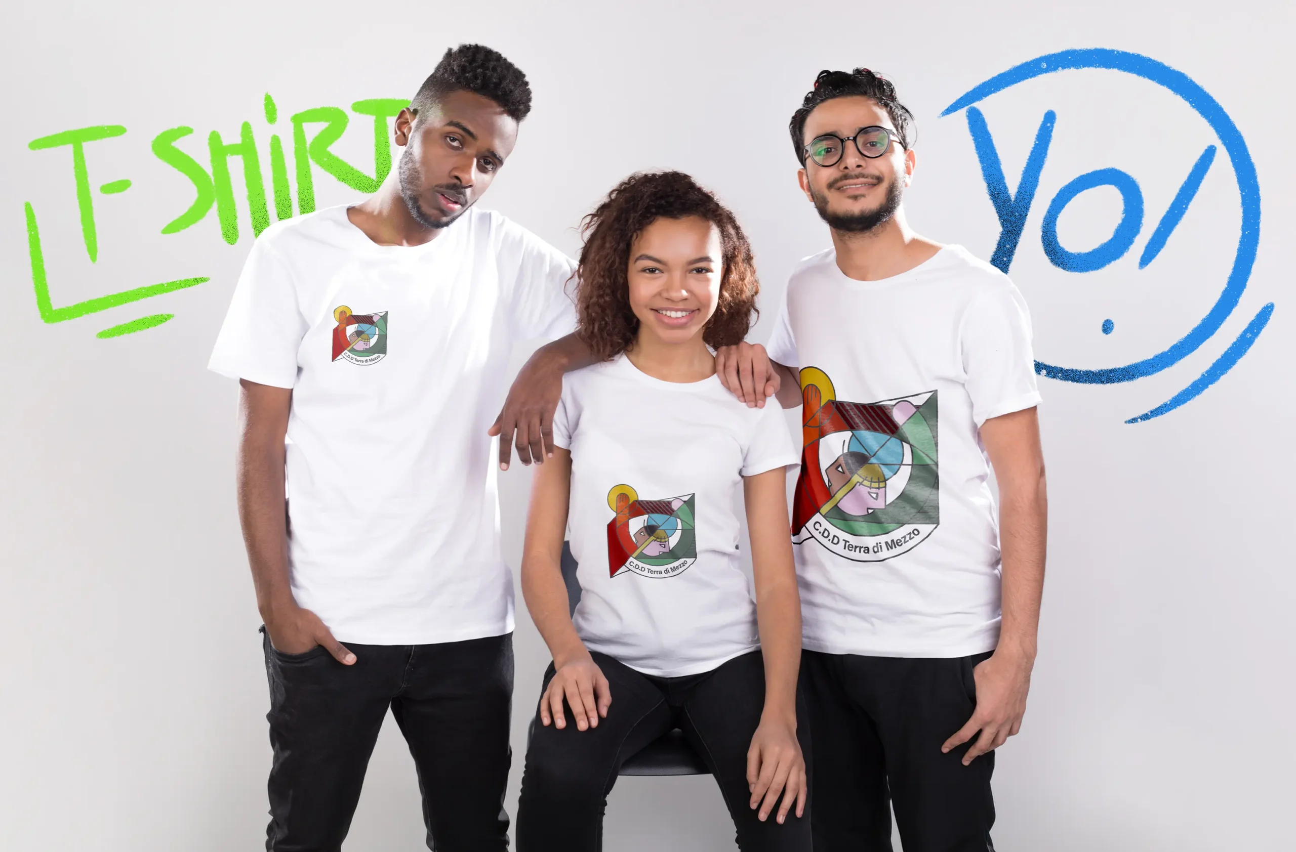 Applicazione del logo CDD Terra di Mezzo